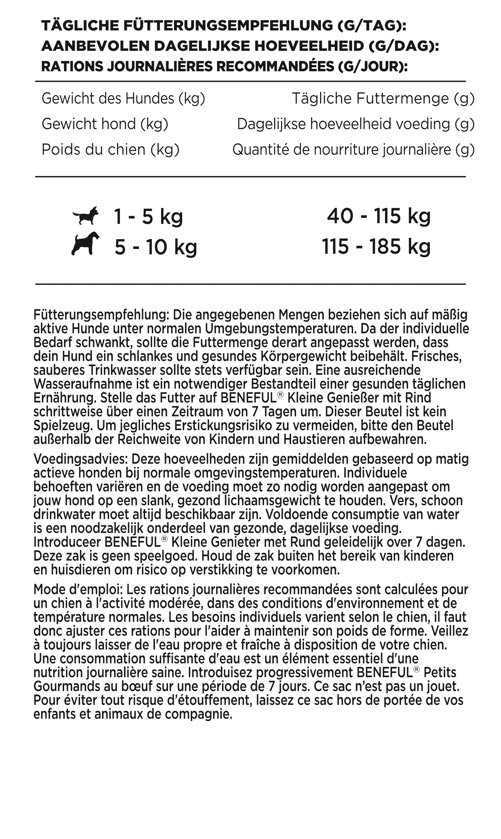 Beneful Hundefutter Kleine Genießer mit Rind und Gartengemüse 2,8 kg