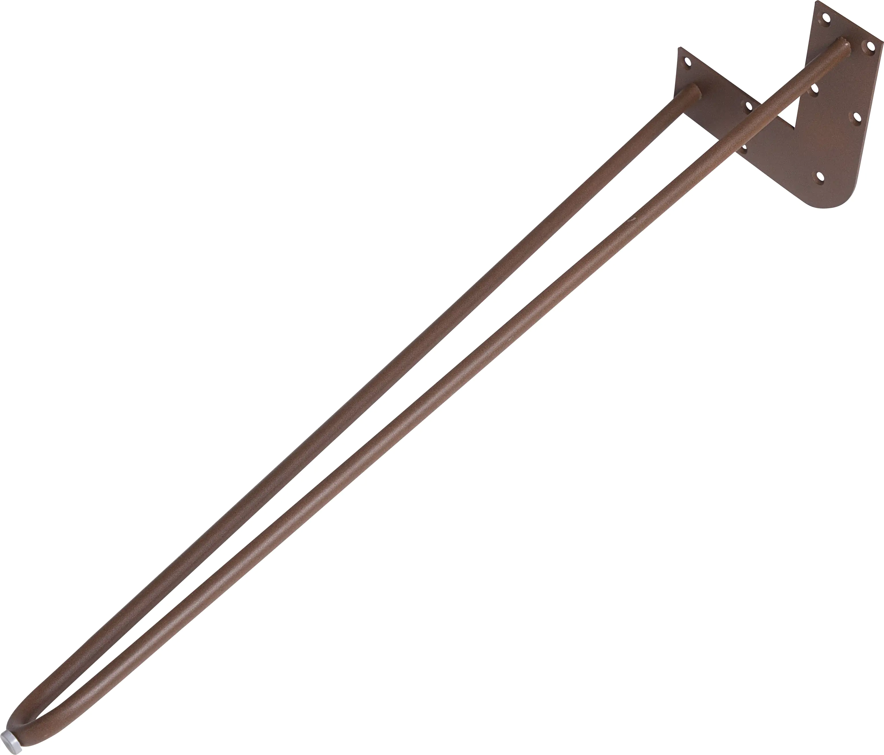 Dieda Tischbein Hairpin rostoptik Maße (L x B x H): 710 x 255 x 59 mm