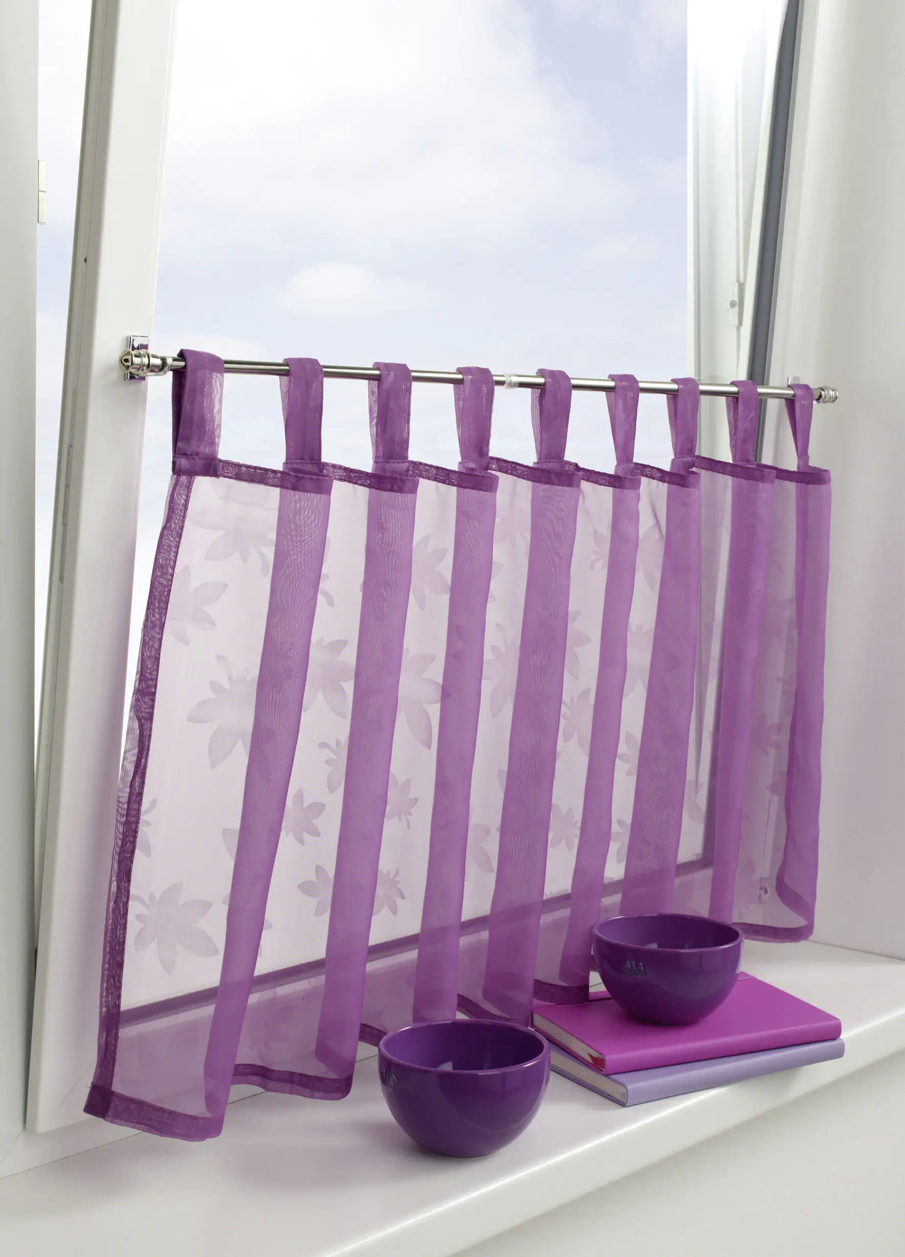 Gardinia Caféhausstange California messing, 75 - 135 cm, Ø 12 mm