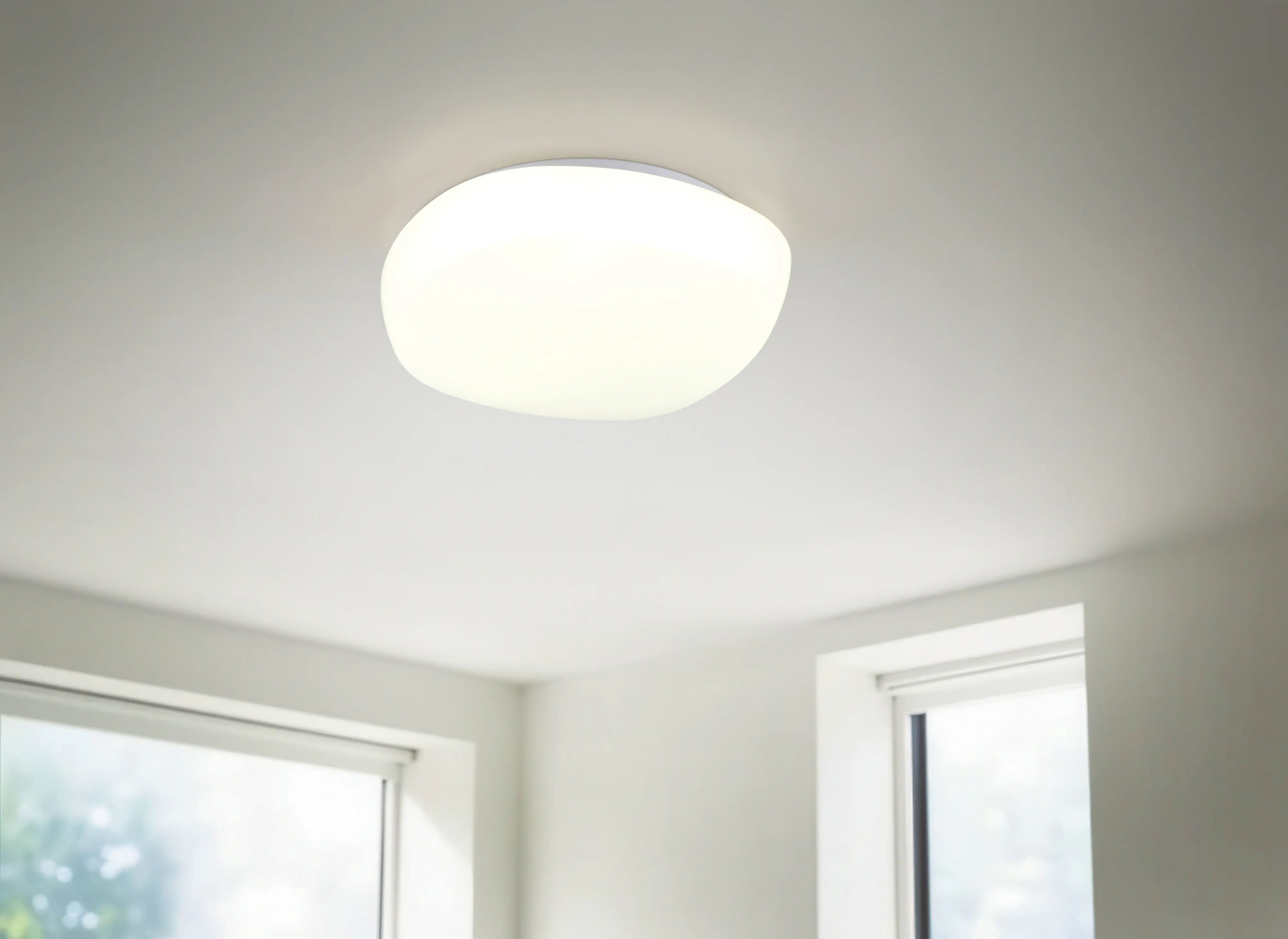 Reality LED-Deckenleuchte Rotunda Ø39 cm weiß dimmbar