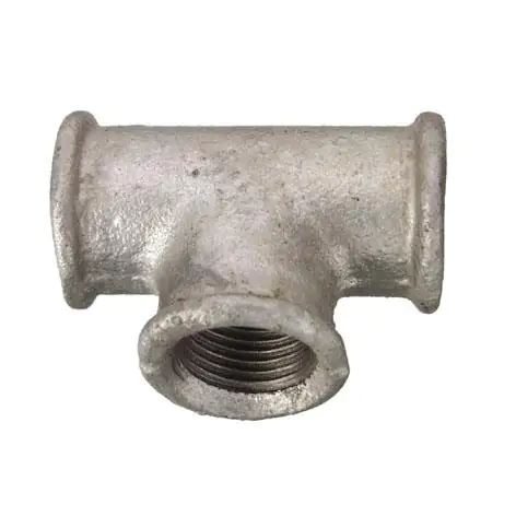 Cornat Temperguss-Reduzier-T-Stück 1'' x 1/2'' x 1" verzinkt