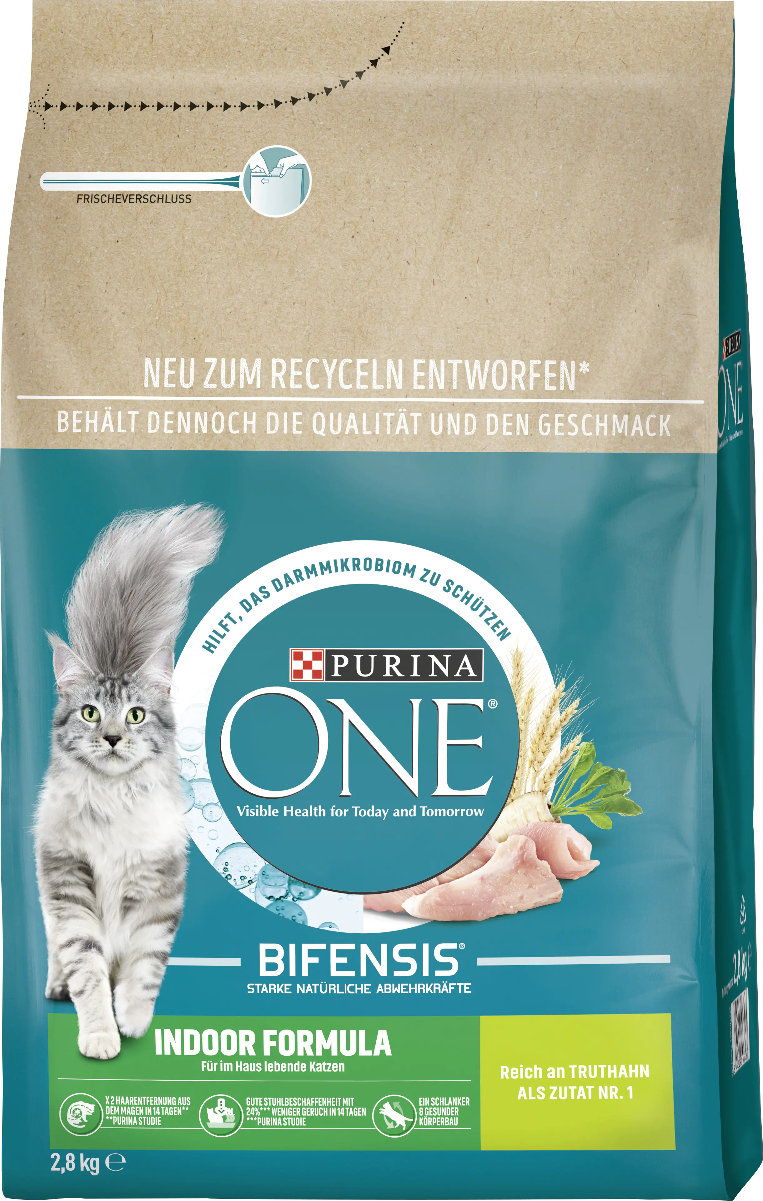 Purina One Katzenfutter Indoor Formula reich an Truthahn 2,8 kg Purina One Katzenfutter Indoor Formula reich an Truthahn 2,8 kg