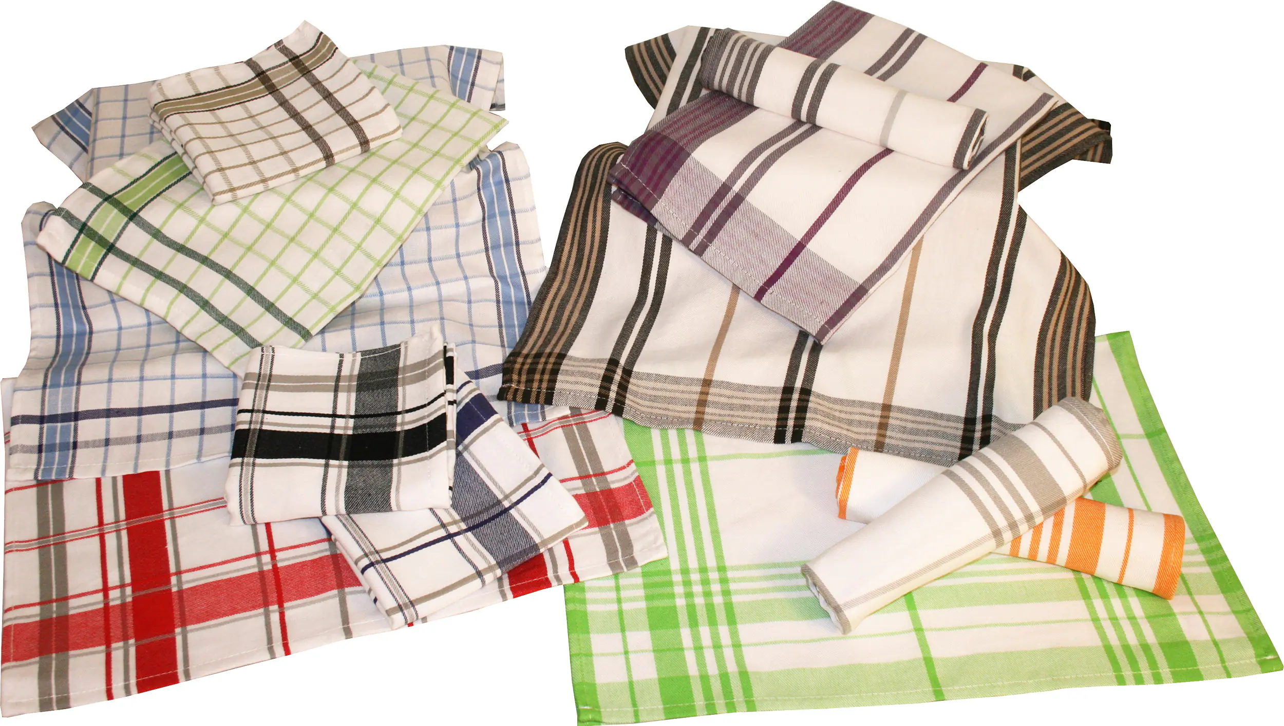 Geschirrtücher Baumwolle 50 x 70 cm 11-fach sortiert