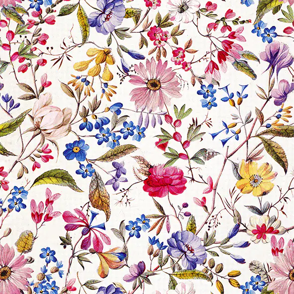 Braun & Company Servietten Motiv Florentina weiß 33 x 33 cm - 20er Pack