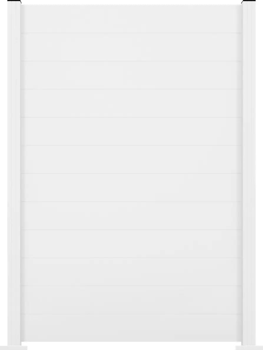 Ambiente Alu-Zaun Grundset Paneel 150 weiß 187 x 124,2 cm Ambiente Alu-Zaun Grundset Paneel 150 weiß 187 x 124,2 cm