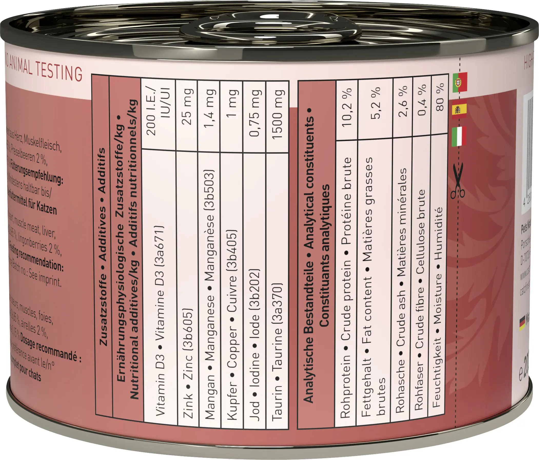Catz Finefood Katzenfutter Classic No. 3 Geflügel 200 g