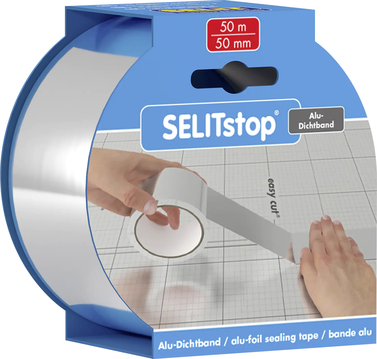 Selitstop Alu Dichtband Rolle - 50 Meter Selitstop Alu Dichtband Rolle - 50 Meter