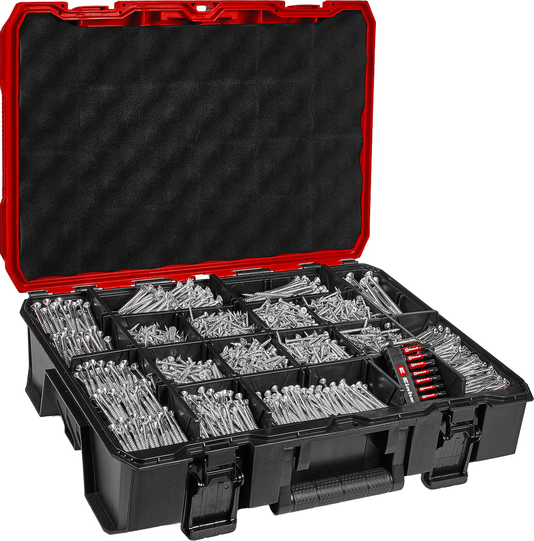 Einhell Schraubenset mit Bits in E-Case-Koffer 2.445-teilig