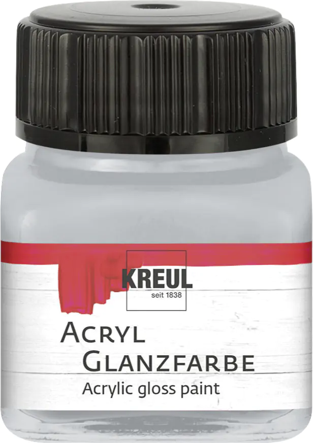 Kreul Acryl Glanzfarbe silber 20 ml