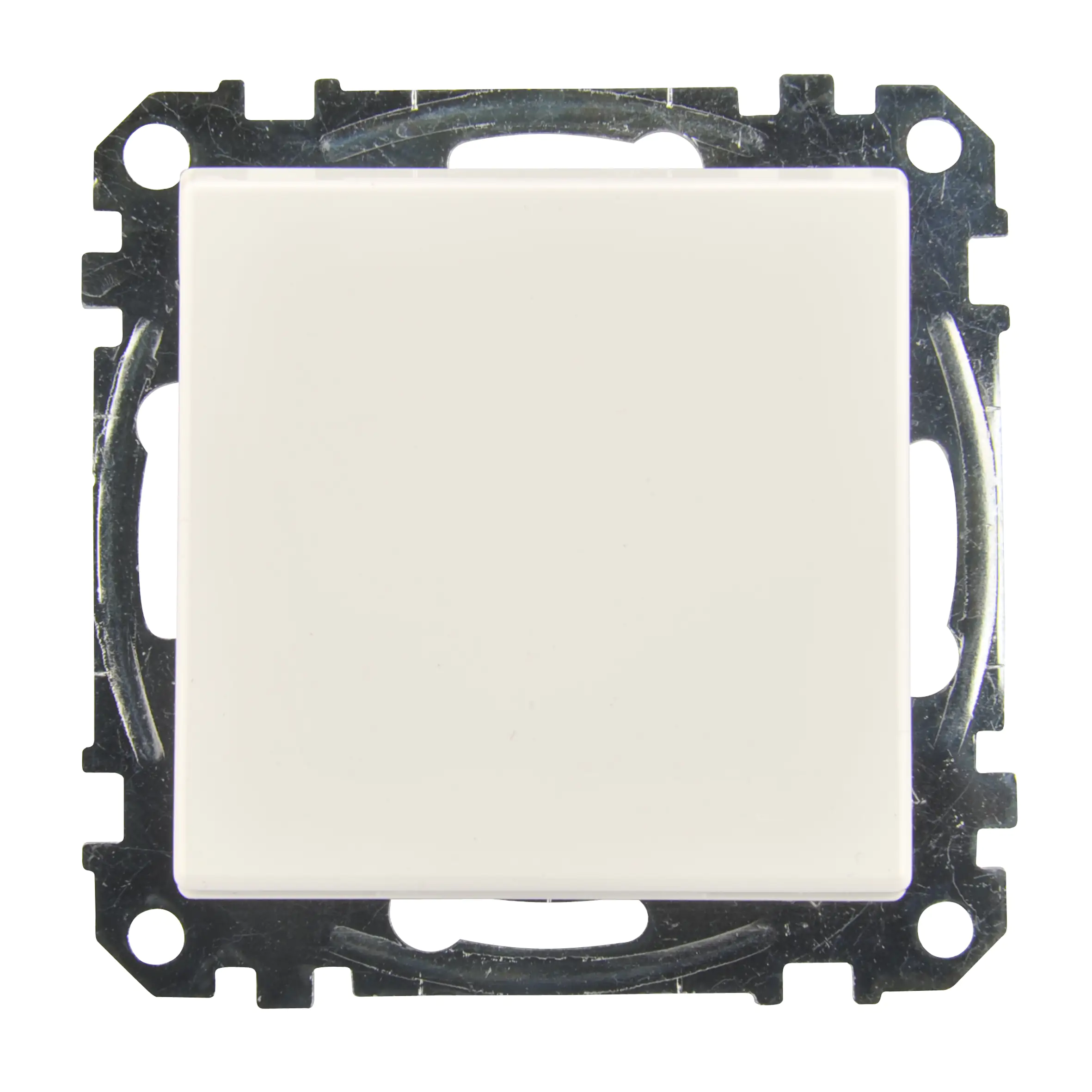 Merten Steckdose Klappdeckel System M, aktivweiß, MEG2311-0325