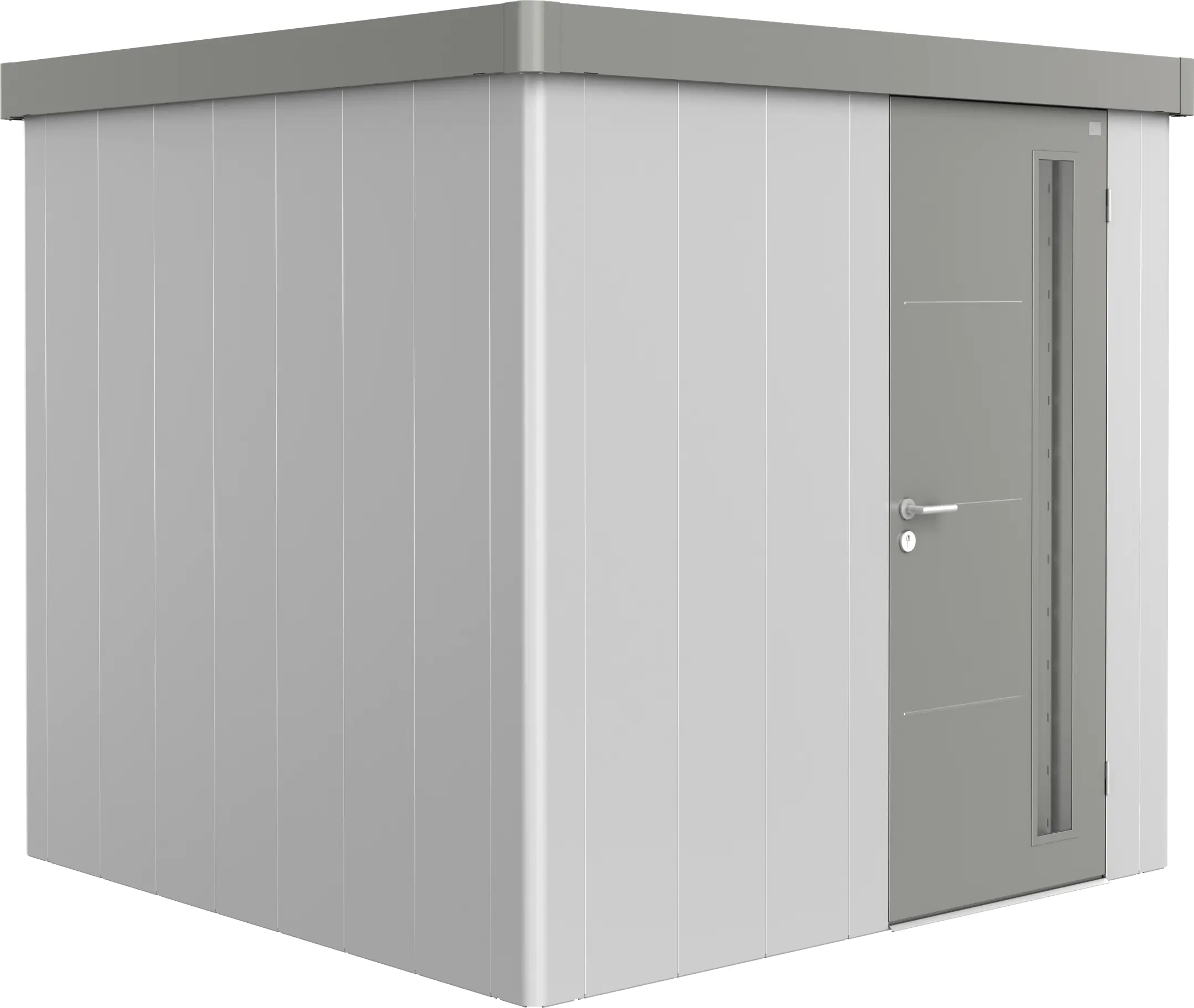 Biohort Gerätehaus Neo 2B 1.2 236 x 236 cm silber/quarzgrau Standardtür Biohort Gerätehaus Neo 2B 1.2 236 x 236 cm silber/quarzgrau Standardtür