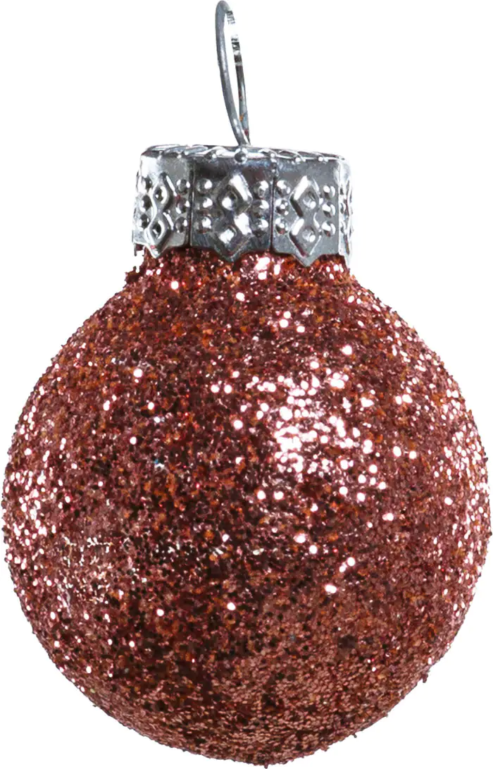 4333692643030_05 TrendLine Mini-Christbaumkugeln aus Glas Ø 2,5 cm gold-rose 100 Stück
