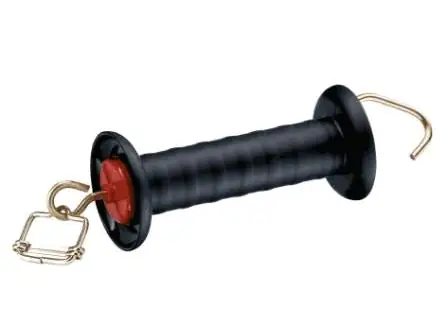 Kerbl Weidzaun-Torgriff mit Bandanschluss Bandanschluss 40mm mit Haken