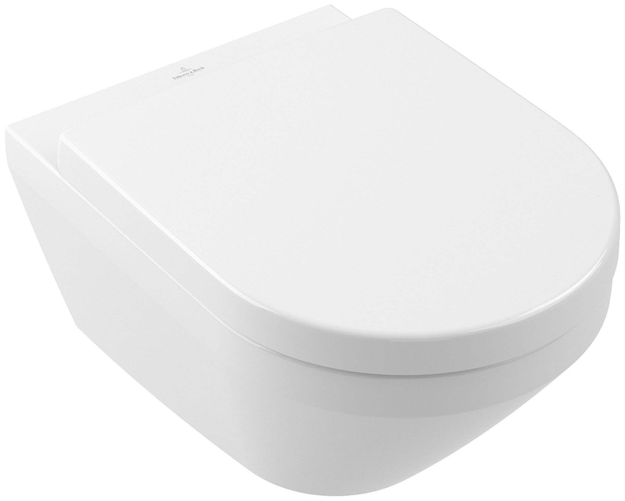 Villeroy & Boch Wand Tiefspül WC Targa Pure Twist spülrandlos inkl. WC-Sitz