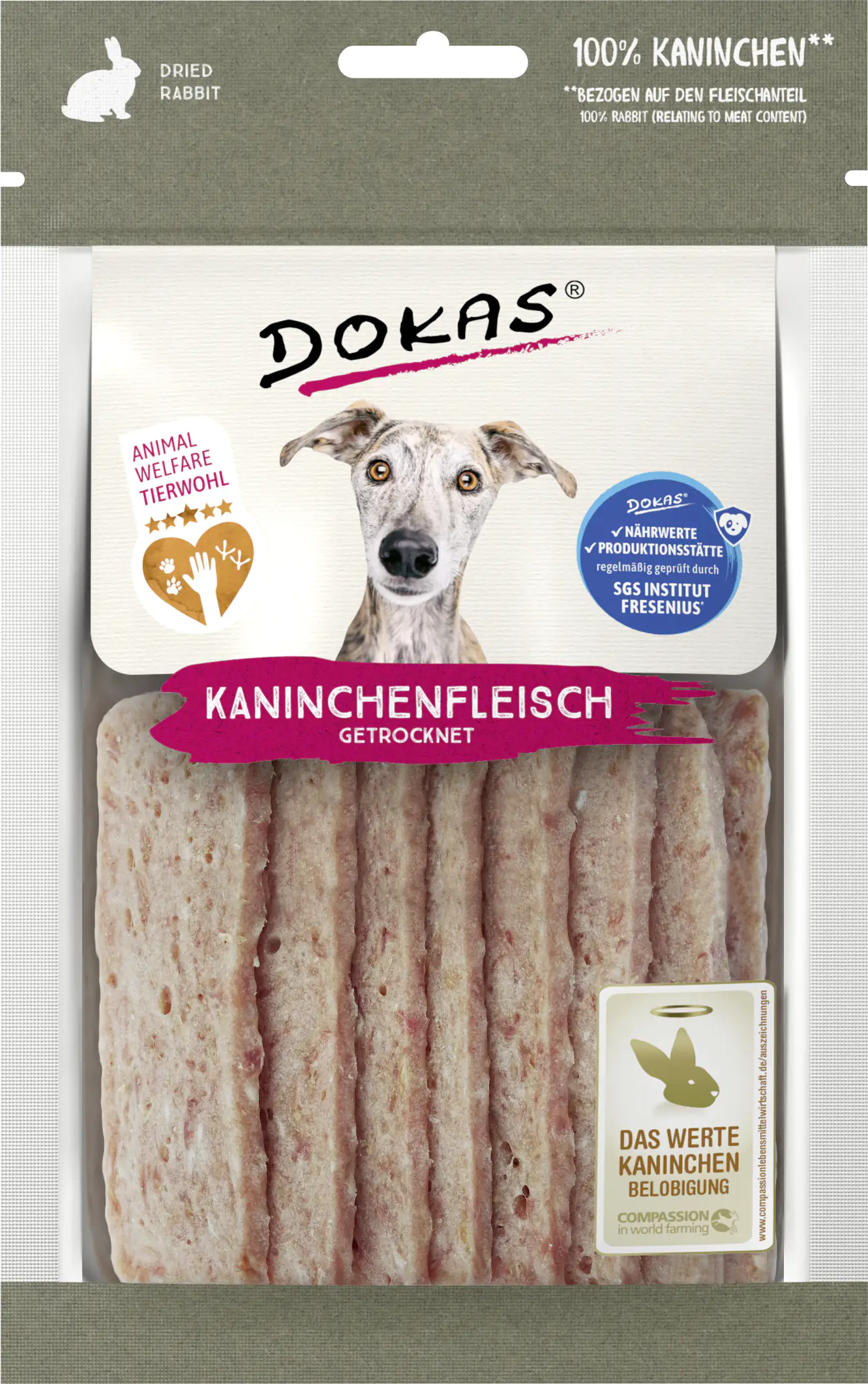 Dokas Kaninchenfleisch 70 g
