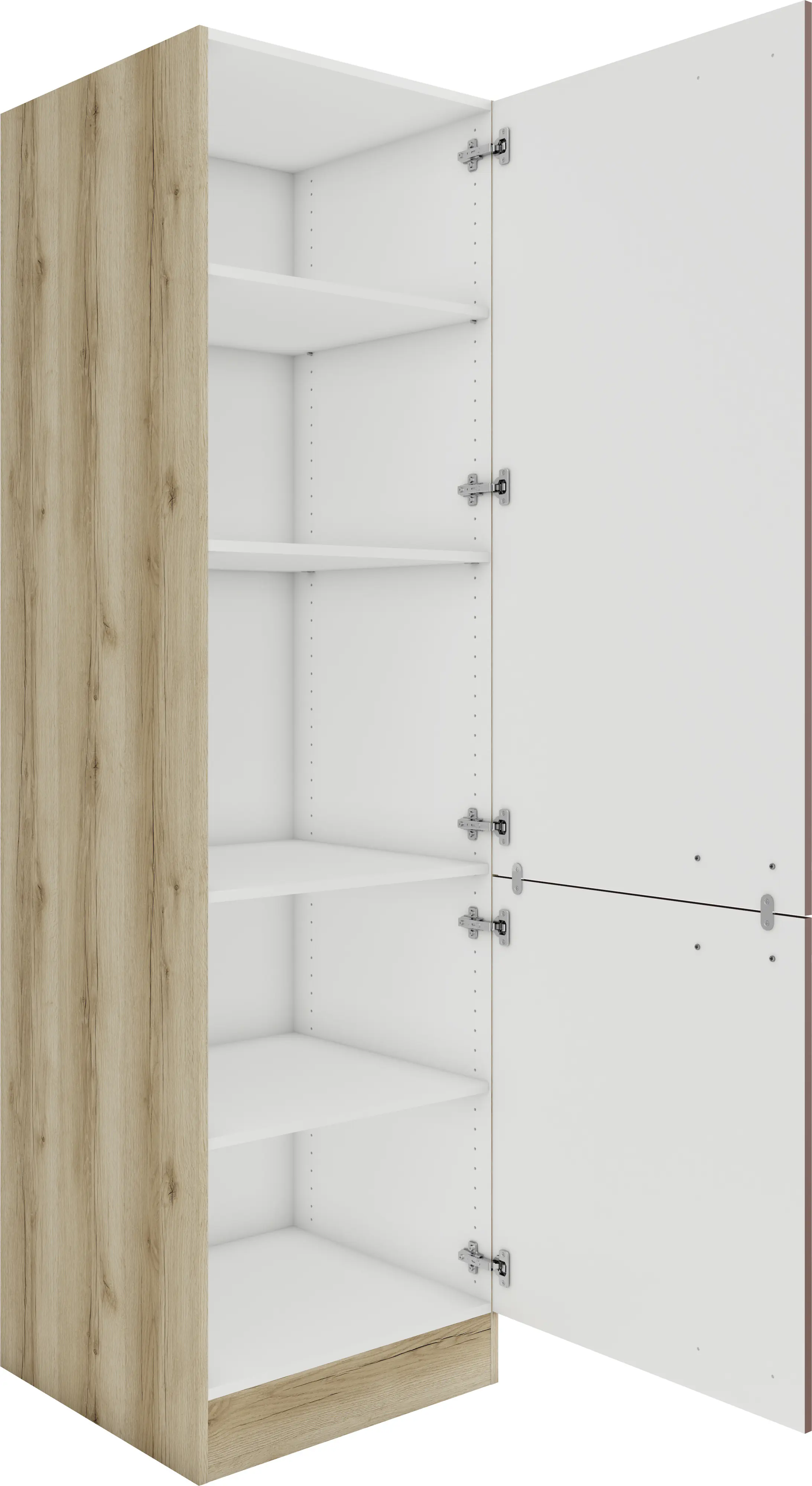 Optifit Hochschrank Bari 407 rostrot/eiche 60 cm