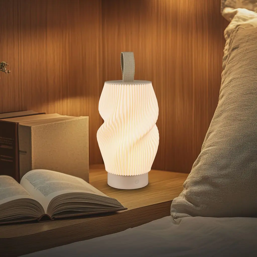 Briloner LED Akku-Tischleuchte Tubi beige 2W 150lm warmweiß dimmbar
