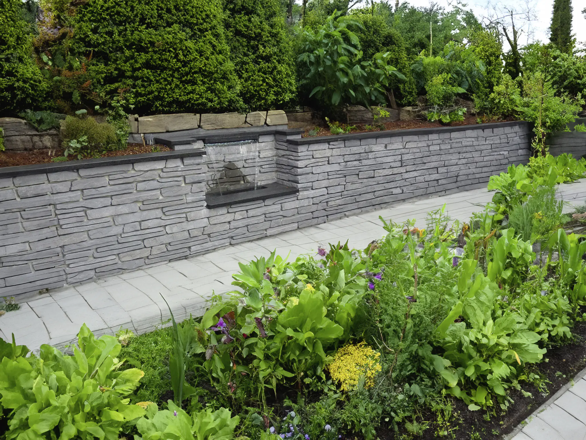 EHL Mauerstein Bergische Mauer 40  x 18 x 8 cm schiefer