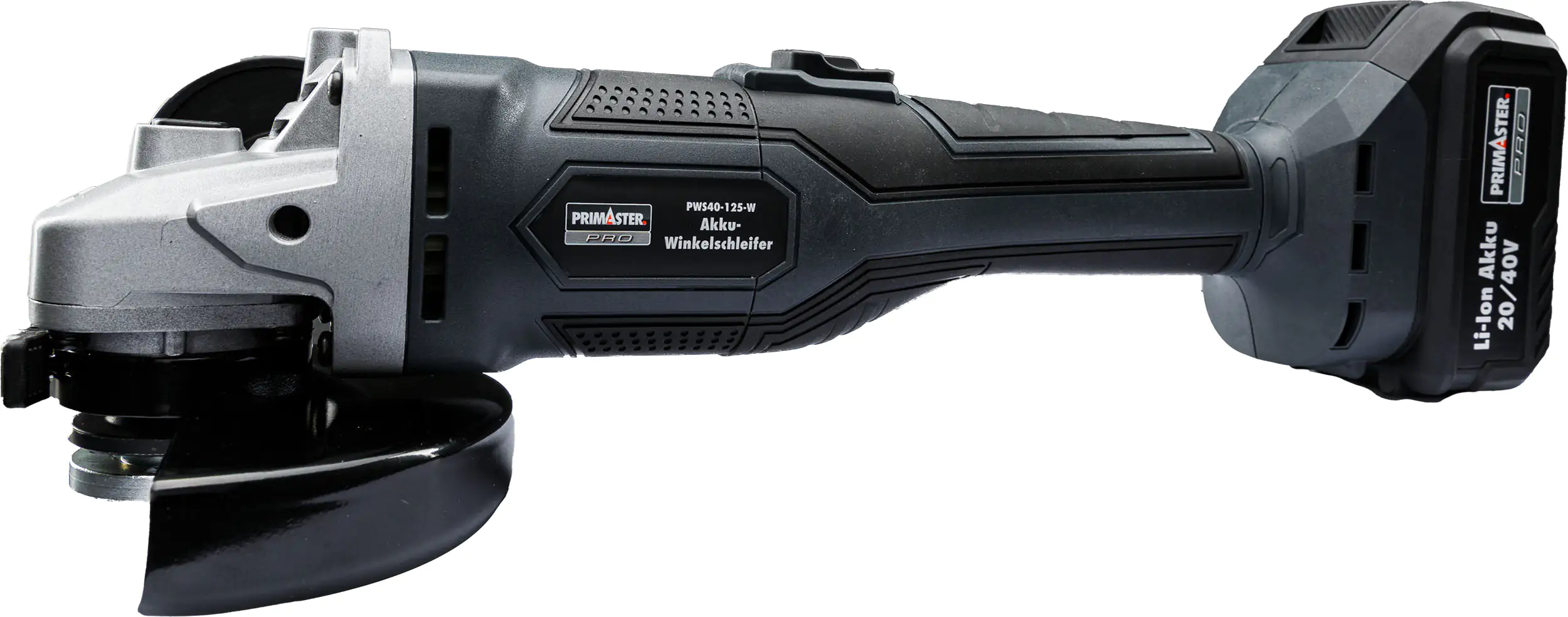 4004646231930_01 Primaster Pro Akku-Winkelschleifer PWS40-125W 40 V Solo