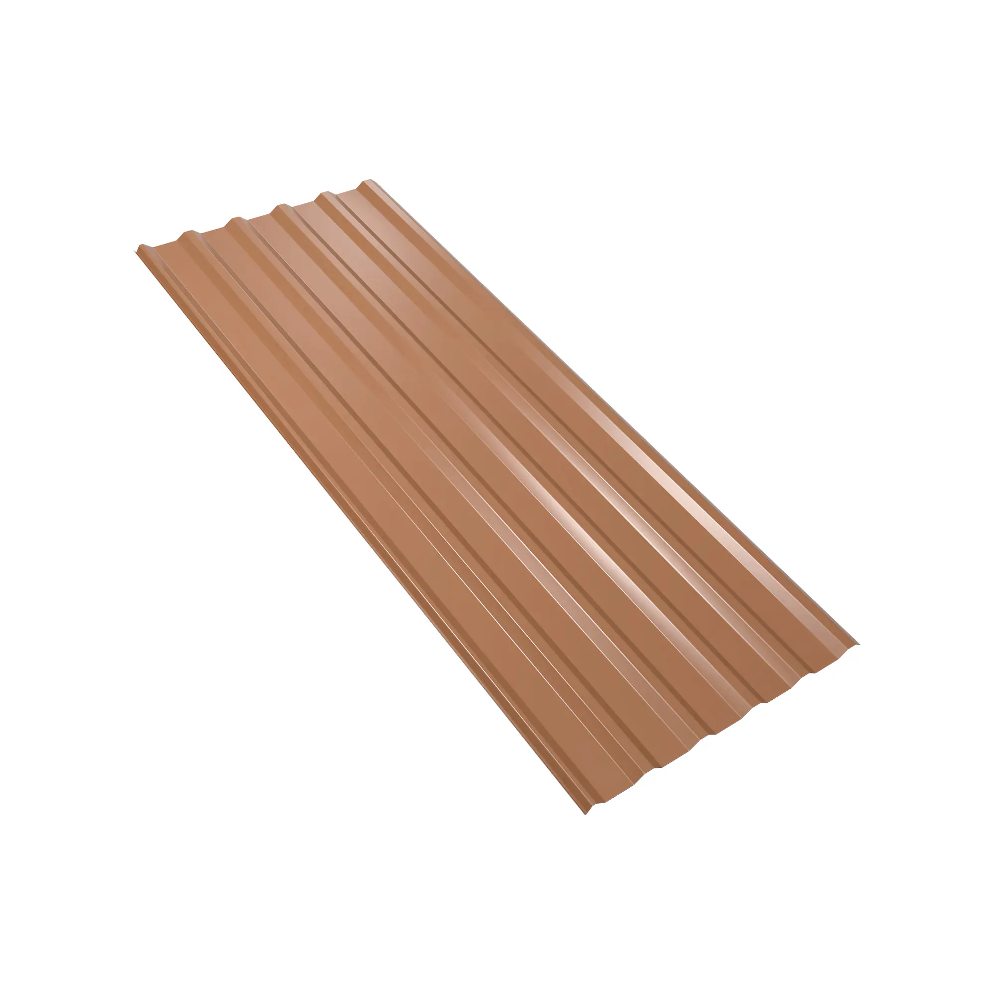 Weckmann Trapezblech Mini 200 x 77,6 cm 0,5 mm ziegelrot