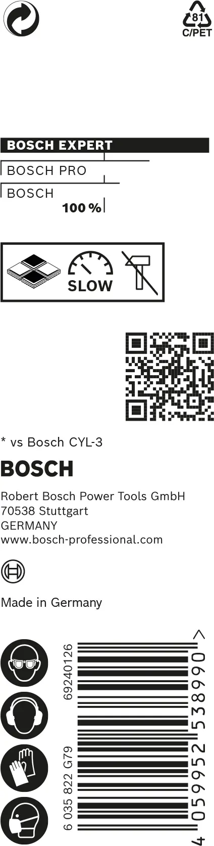 Bosch Expert CYL-9 MultiConstruction Bohrer 5 x 50 x 85 mm