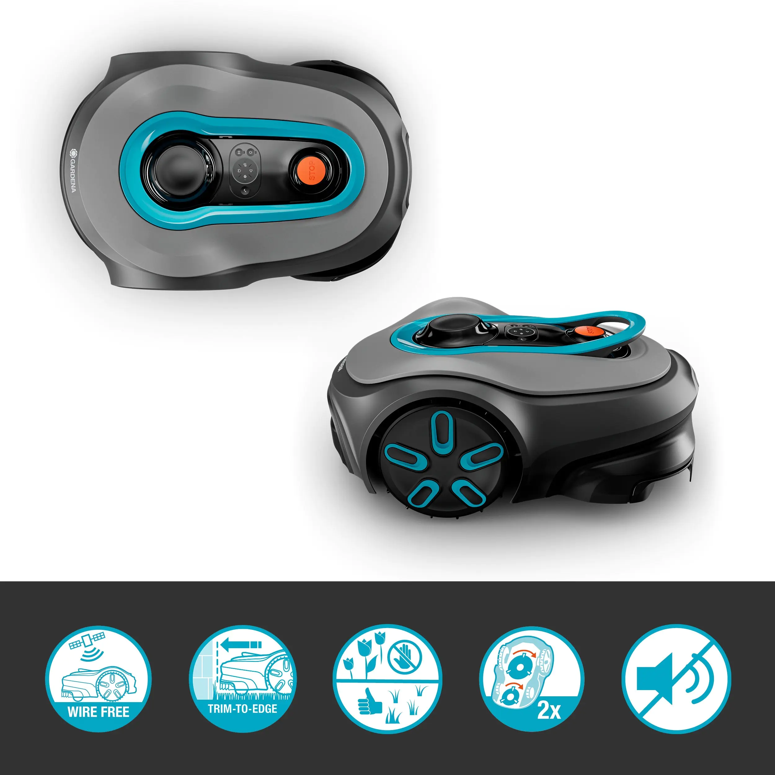 Gardena Mähroboter smart SILENO free 600m² Set Gardena Mähroboter smart SILENO free 600m² Set