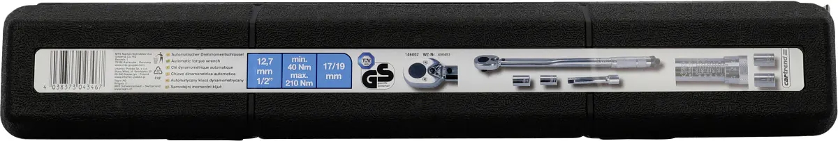 Cartrend Drehmomentschlüssel 12,7 mm (1/2"), 40-210 Nm