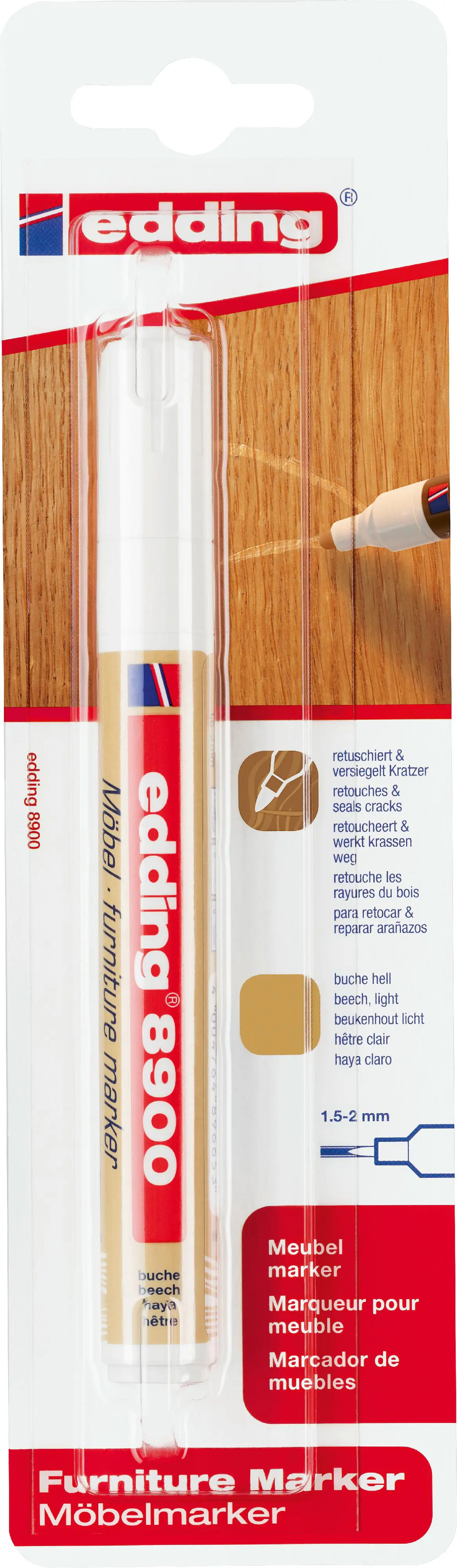 Edding 8900 Möbelmarker buche hell