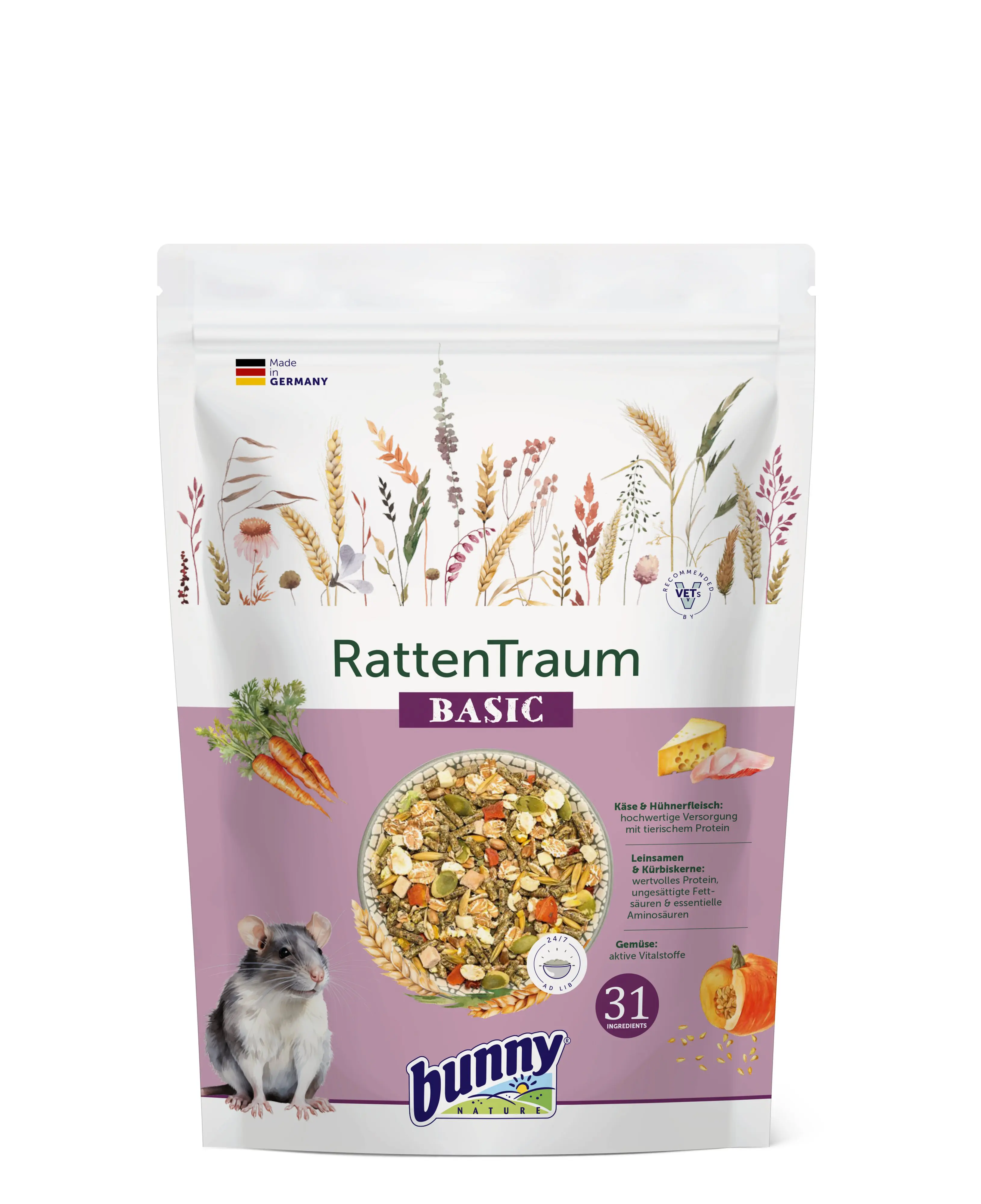 bunny RattenTraum BASIC 500g für Ratten