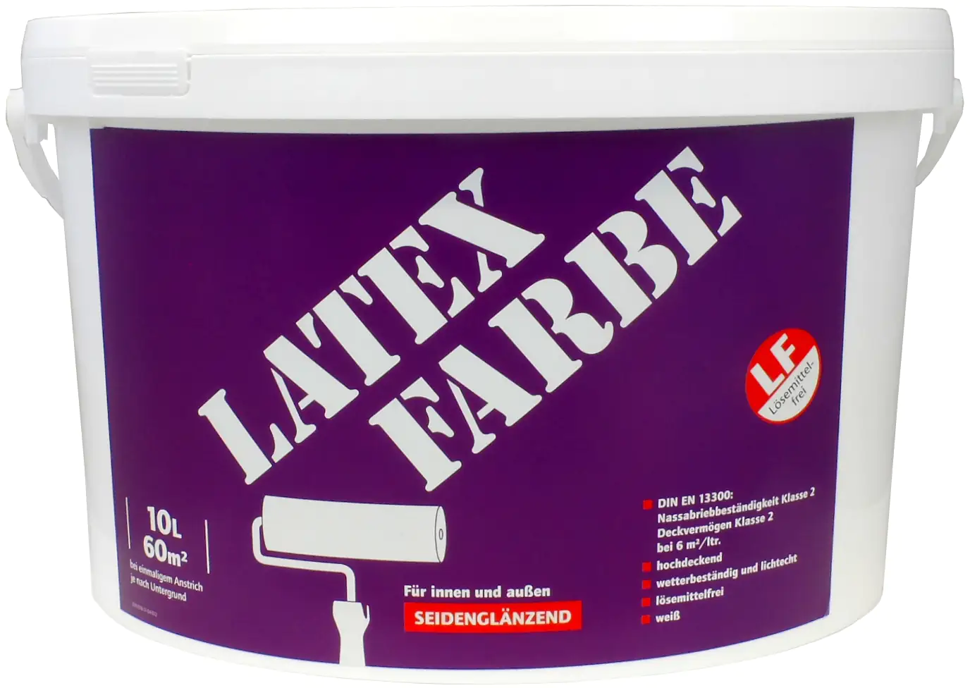 Wilckens Latexfarbe 10 L weiß seidenglanz