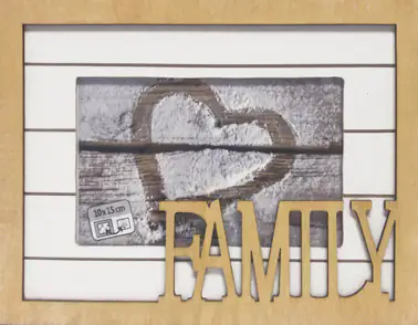 4250101399817 Portrait Bilderrahmen Family wood, 10 x 15 cm