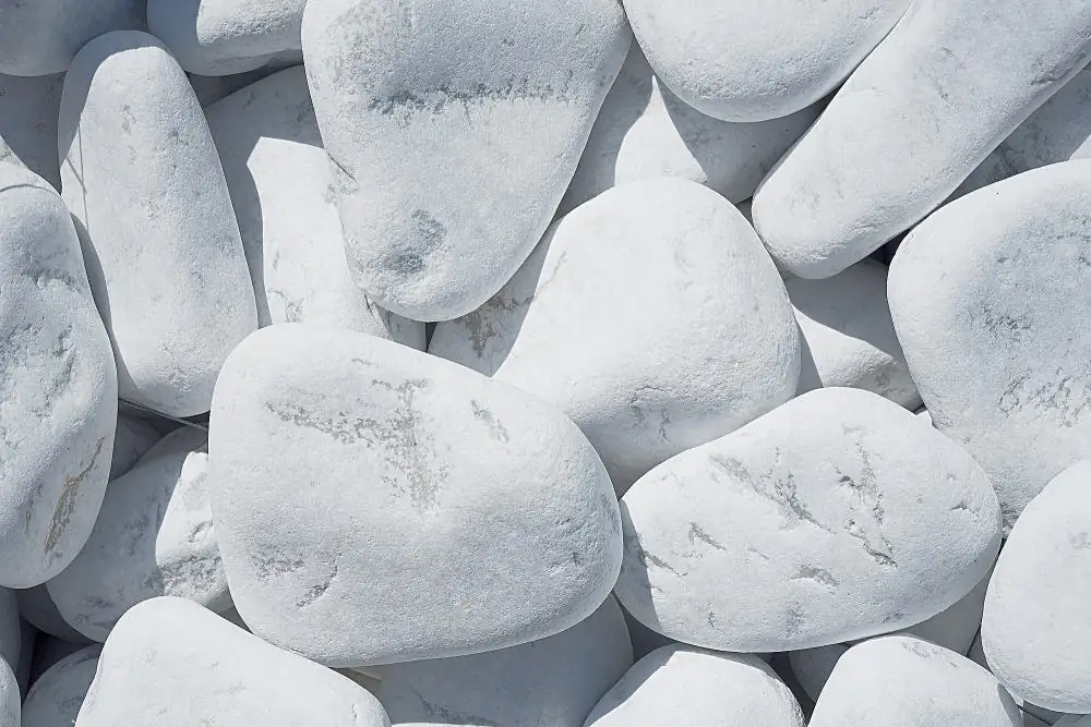 Rundstein Bianco Carrara 100 - 300 mm weiß 1 Stück