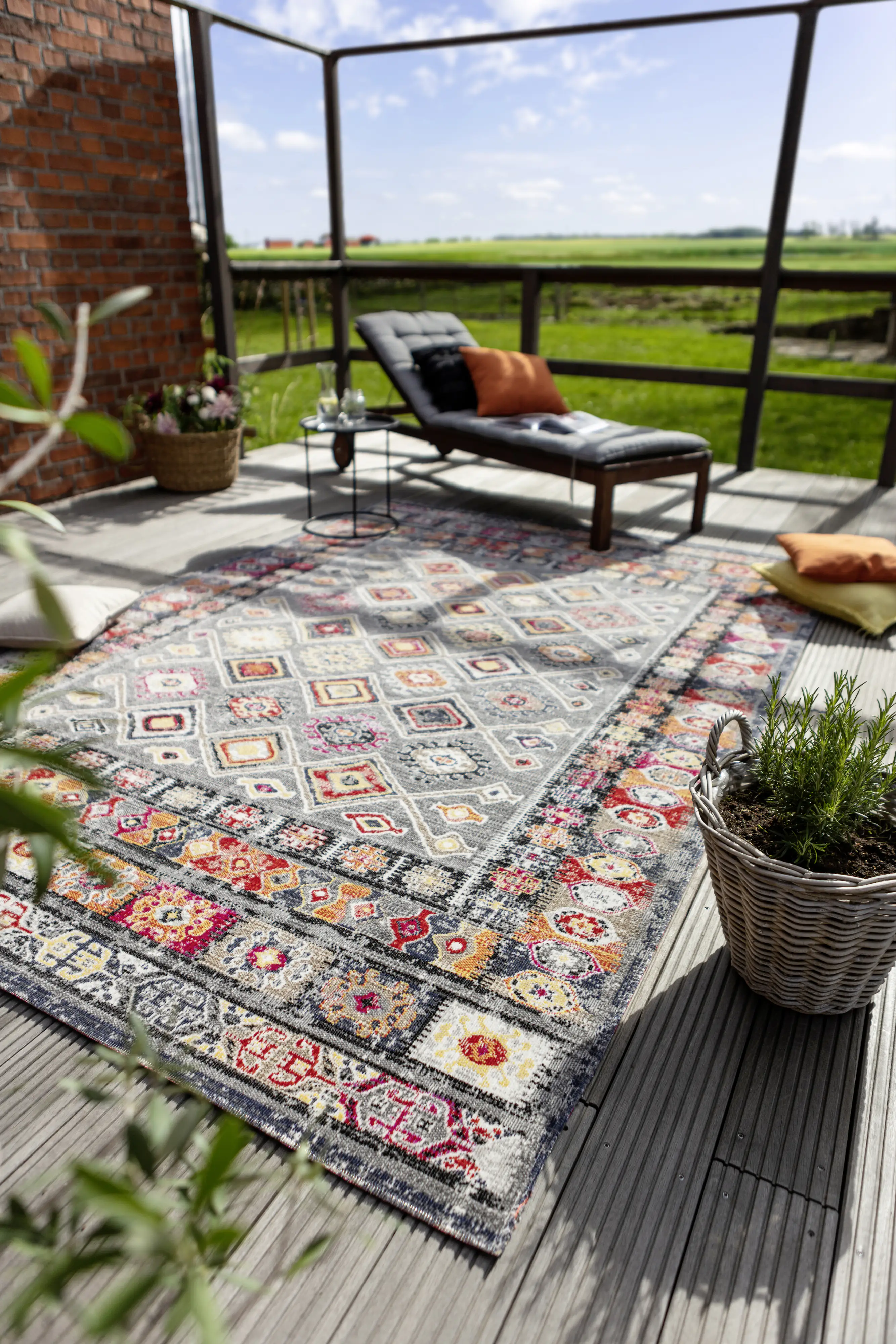 4002398934956_2948913 Andiamo In- und Outdoorteppich Bonnie multicolor hell, 120 x 170 cm