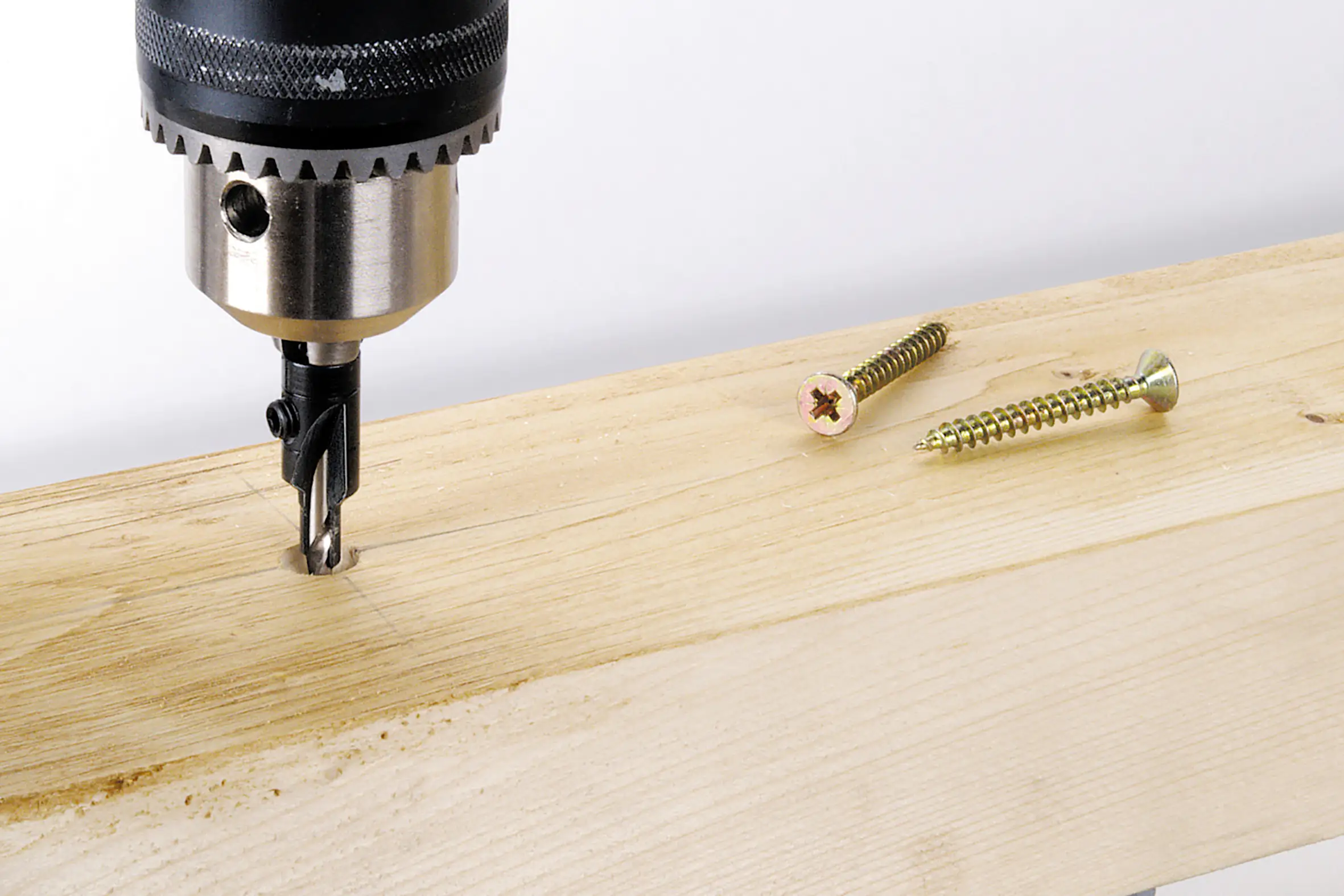 Wolfcraft Vorbohrer mit Senker 2498000 Ø 3,2 - 12 mm Rundschaft Wolfcraft Vorbohrer mit Senker 2498000 Ø 3,2 - 12 mm Rundschaft