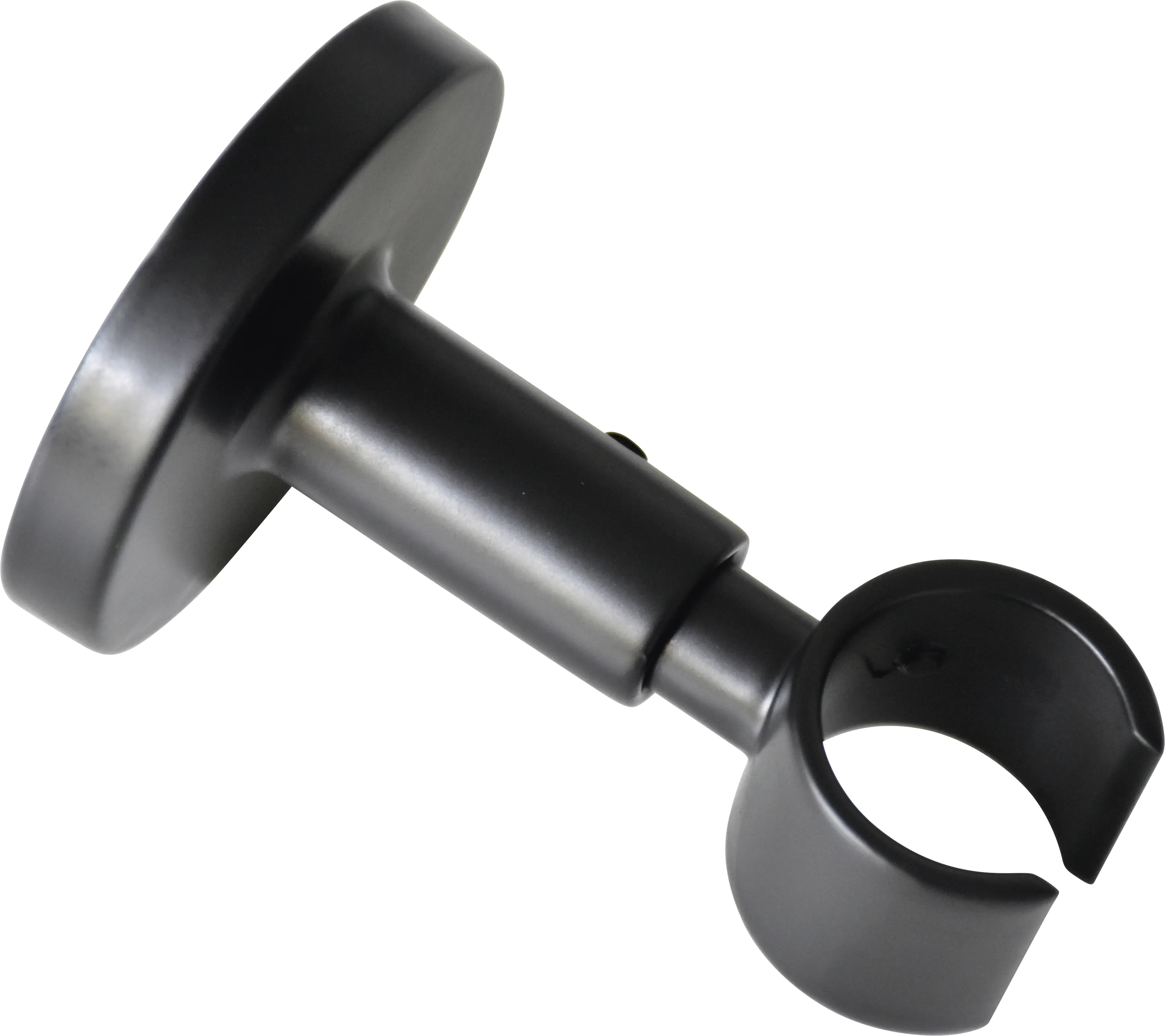 Gardinia Deckenträger Chicago für Ø 20 mm schwarz-matt 6 cm