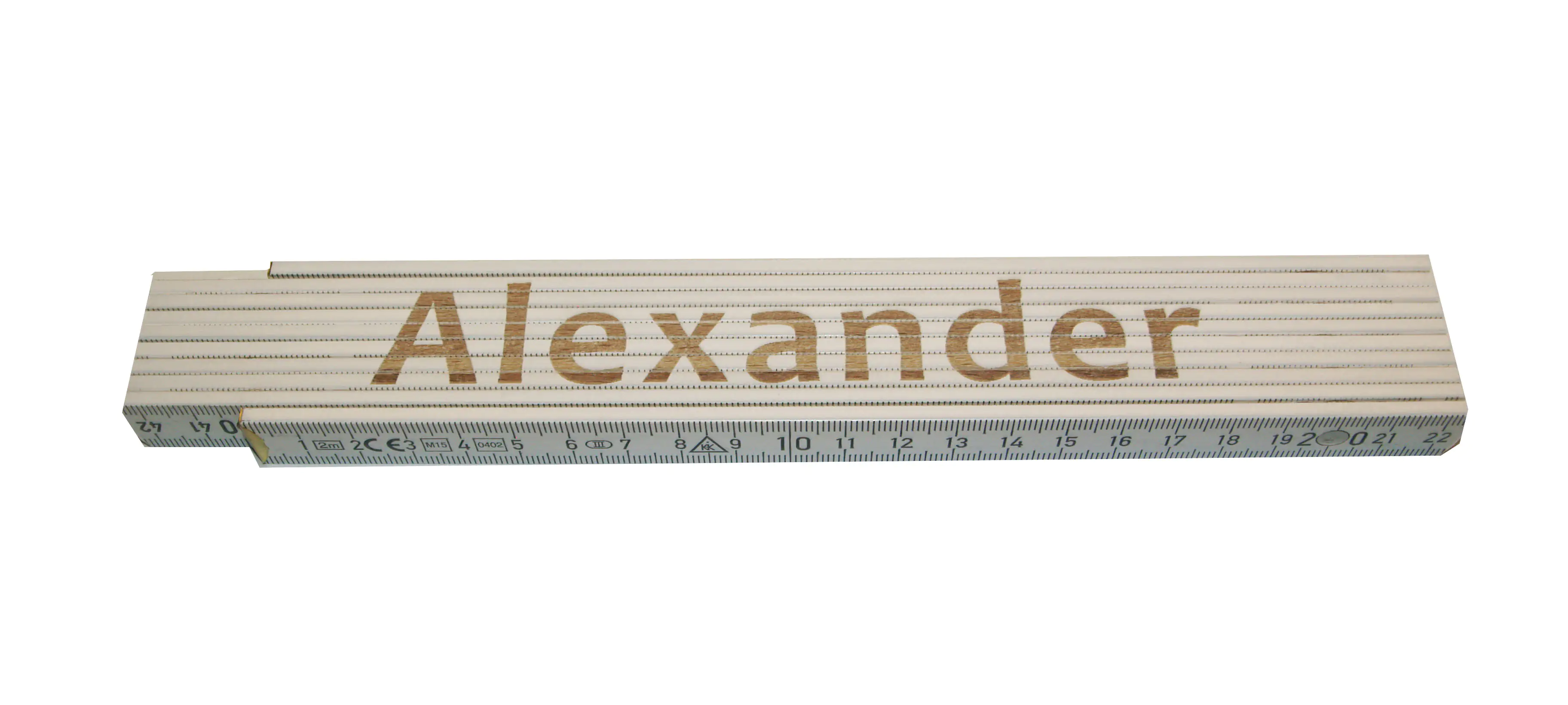 Zollstock Alexander 2 m weiß