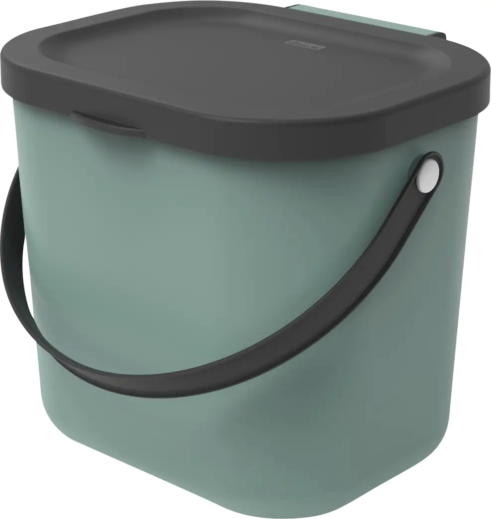 Rotho Mülltrennungssystem Albula 6 L mistletoe green Recyclingbehälter Rotho Mülltrennungssystem Albula 6 L mistletoe green Recyclingbehälter
