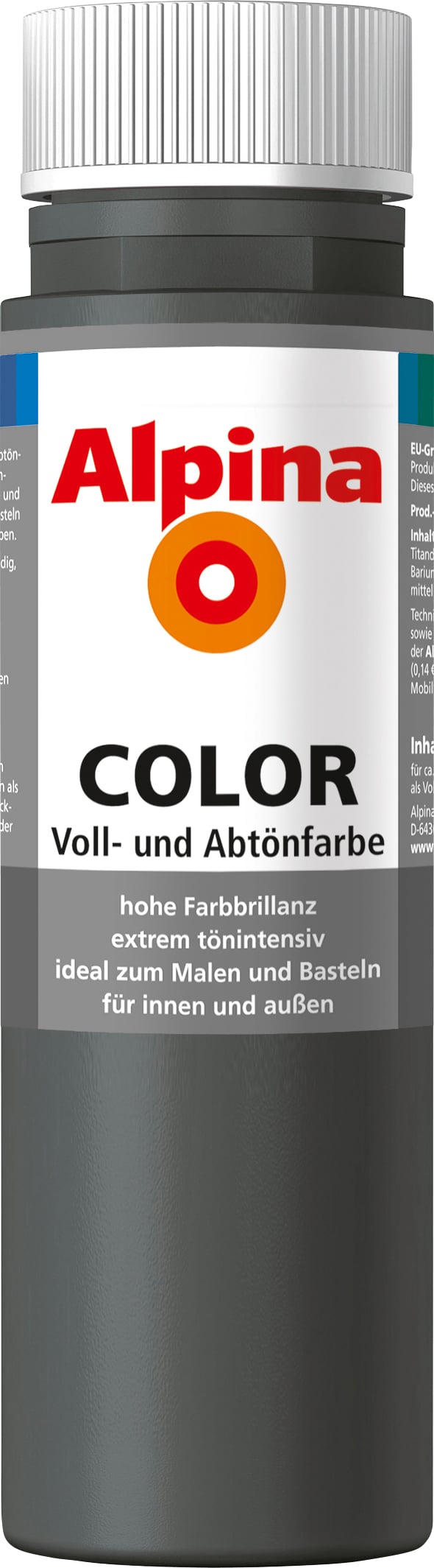 Alpina Color Abtönfarbe dark grey 250 ml