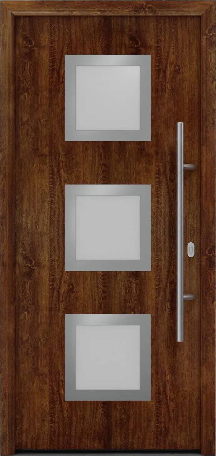 EcoStar Haustür ISOPRO IP 810S dark oak 110 x 210 cm EcoStar Haustür ISOPRO IP 810S dark oak 110 x 210 cm