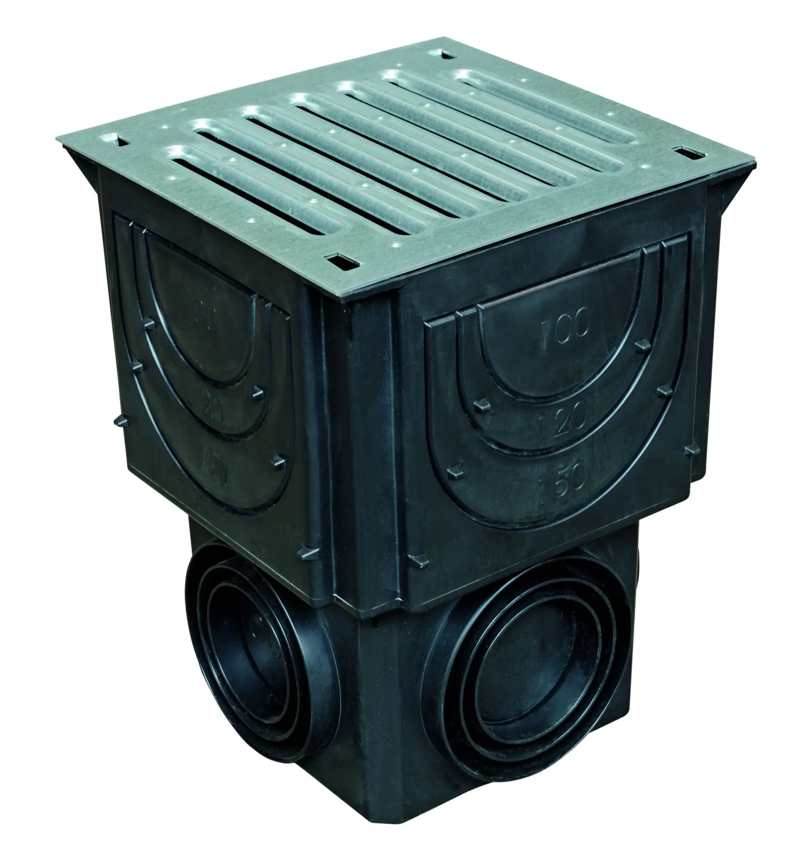 ACO Haus- Hofablauf Kunststoff 25 x 25 x 33 cm