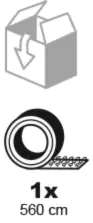 4003971104001_2 Schellenberg Befestigungsband für Polyestergewebe 5,6 m transparent