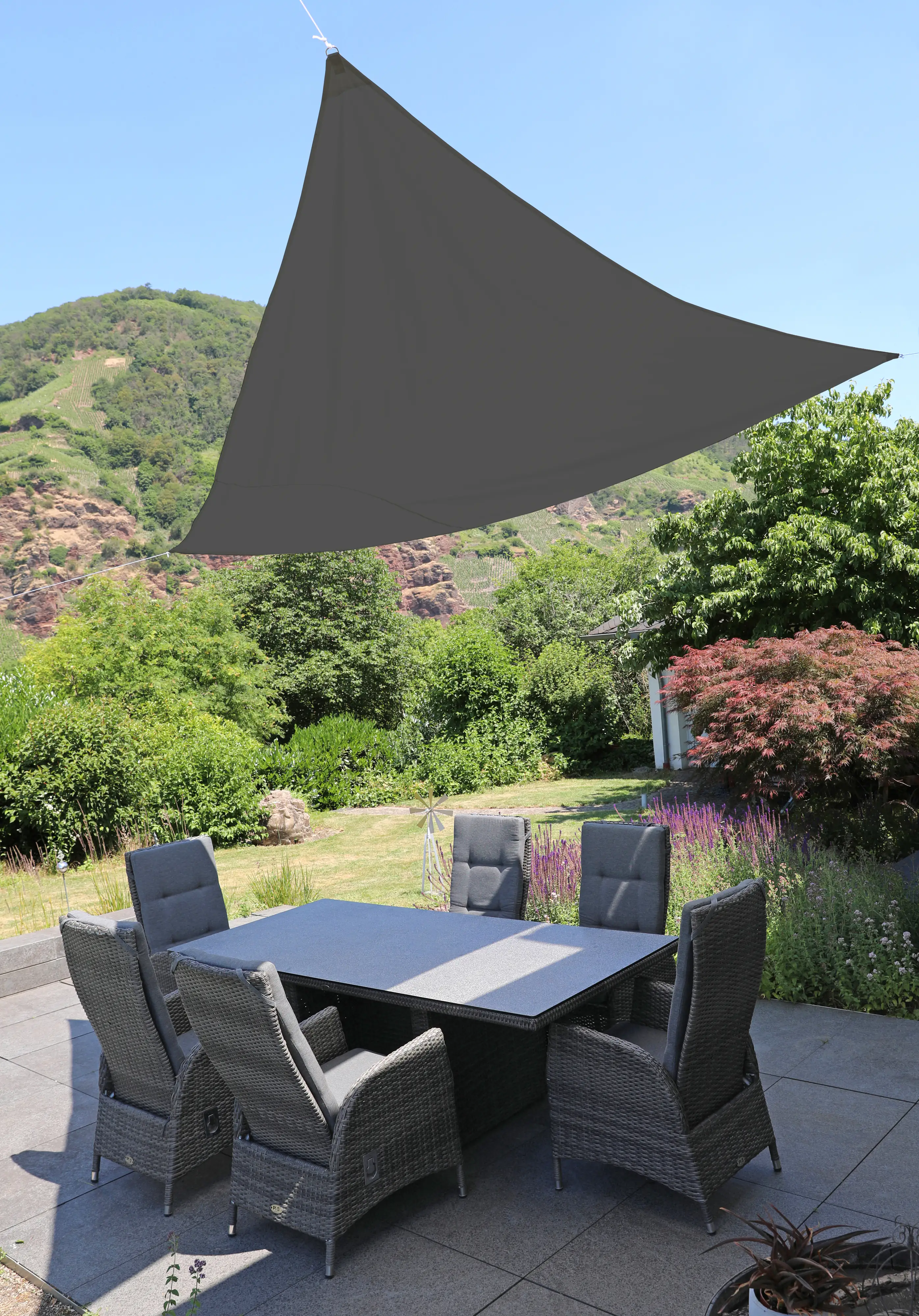 Go-De Sonnensegel Dreieckig Anthrazit 360 x 360 x 360 cm Go-De Sonnensegel Dreieckig Anthrazit 360 x 360 x 360 cm