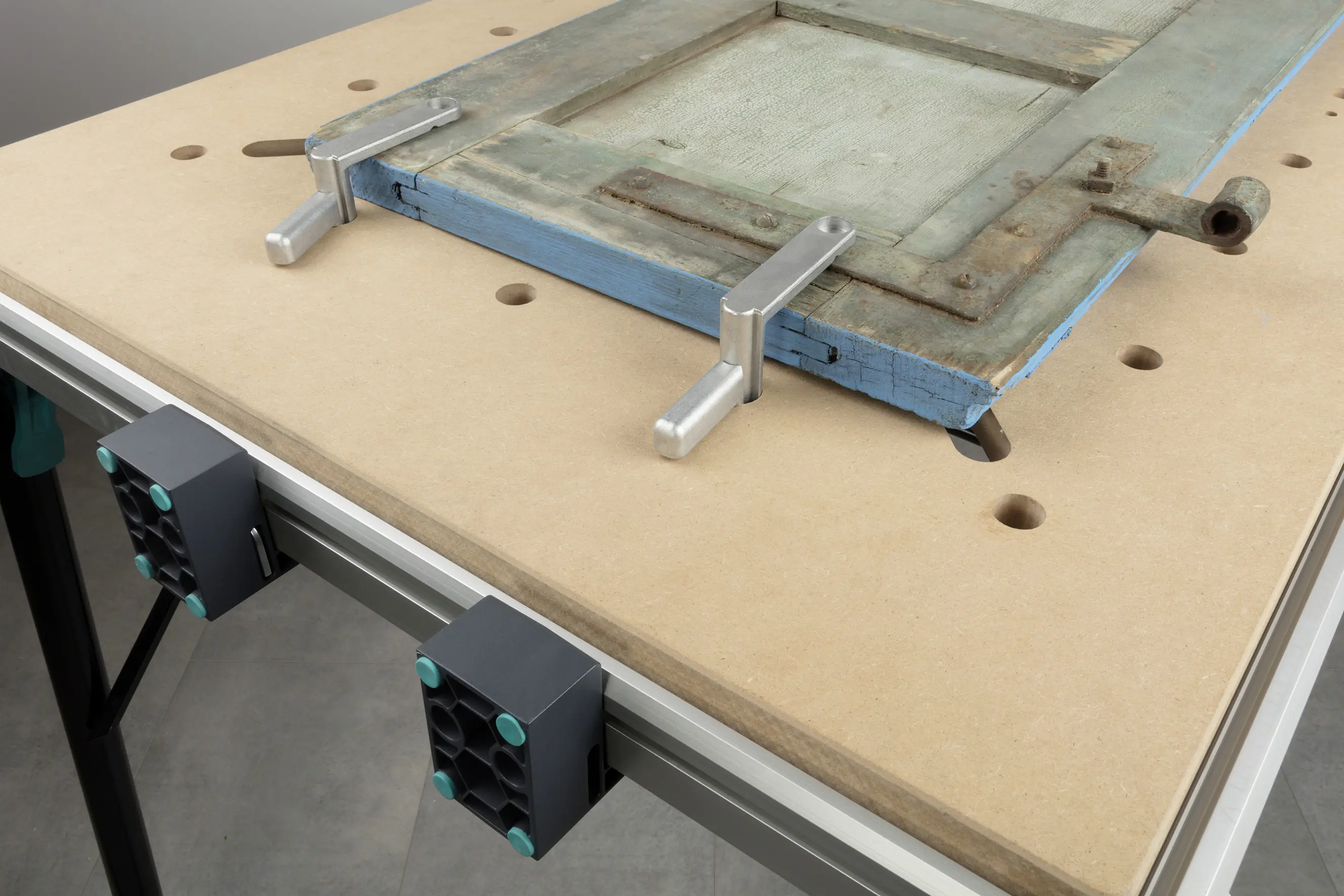 Wolfcraft Arbeitstisch Master work 1600 bis 120 kg Wolfcraft Arbeitstisch Master work 1600 bis 120 kg