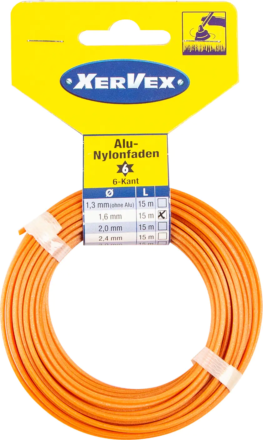 Nylonfaden 1,6 mm 15 m