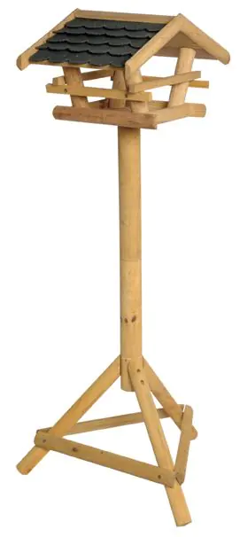 Dobar Vogelhaus mit Bitumenschindeln und Ständer Dobar Vogelhaus mit Bitumenschindeln und Ständer