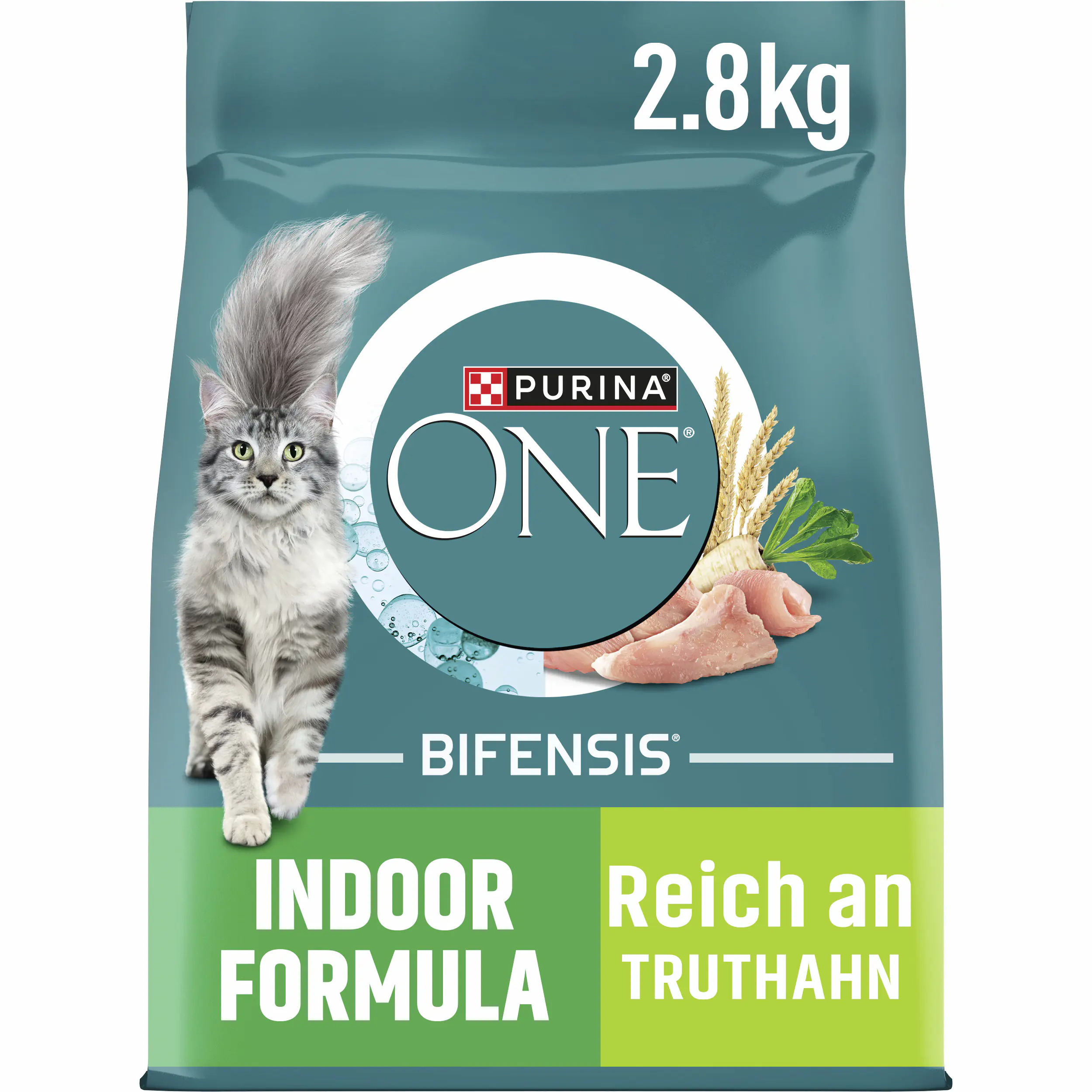 Purina One Katzenfutter Indoor Formula reich an Truthahn 2,8 kg