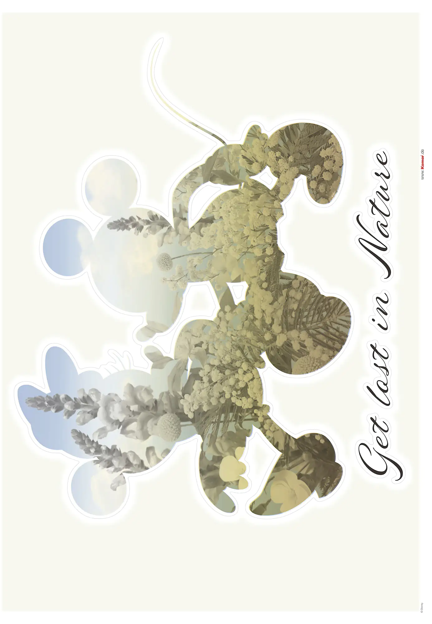 Komar Dekosticker Mickey Get Lost 50 x 70 cm Komar Dekosticker Mickey Get Lost 50 x 70 cm