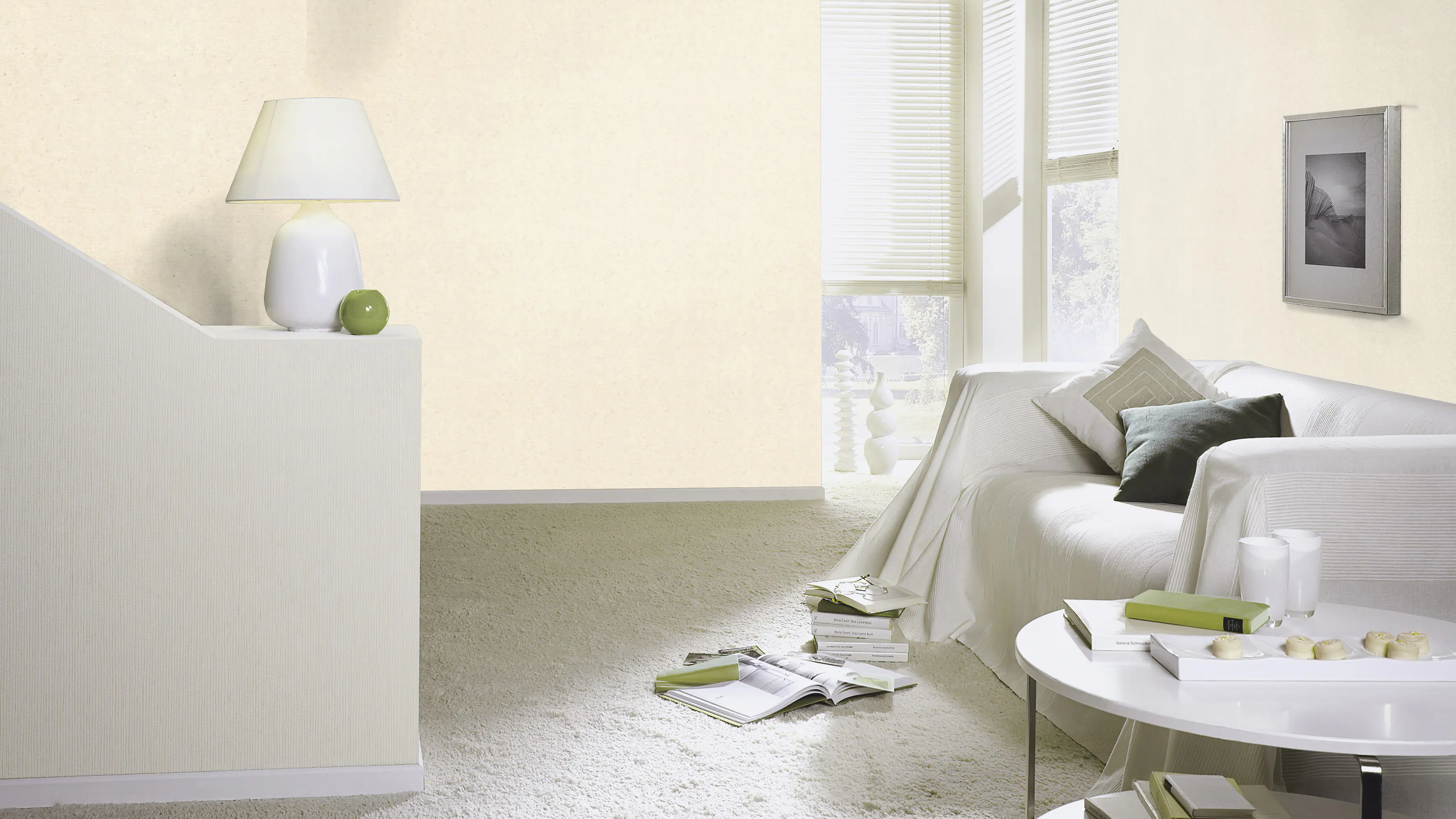 Rasch Vliestapete 520835 Concrete, Putzoptik beige, 10,05 x 0,53 m