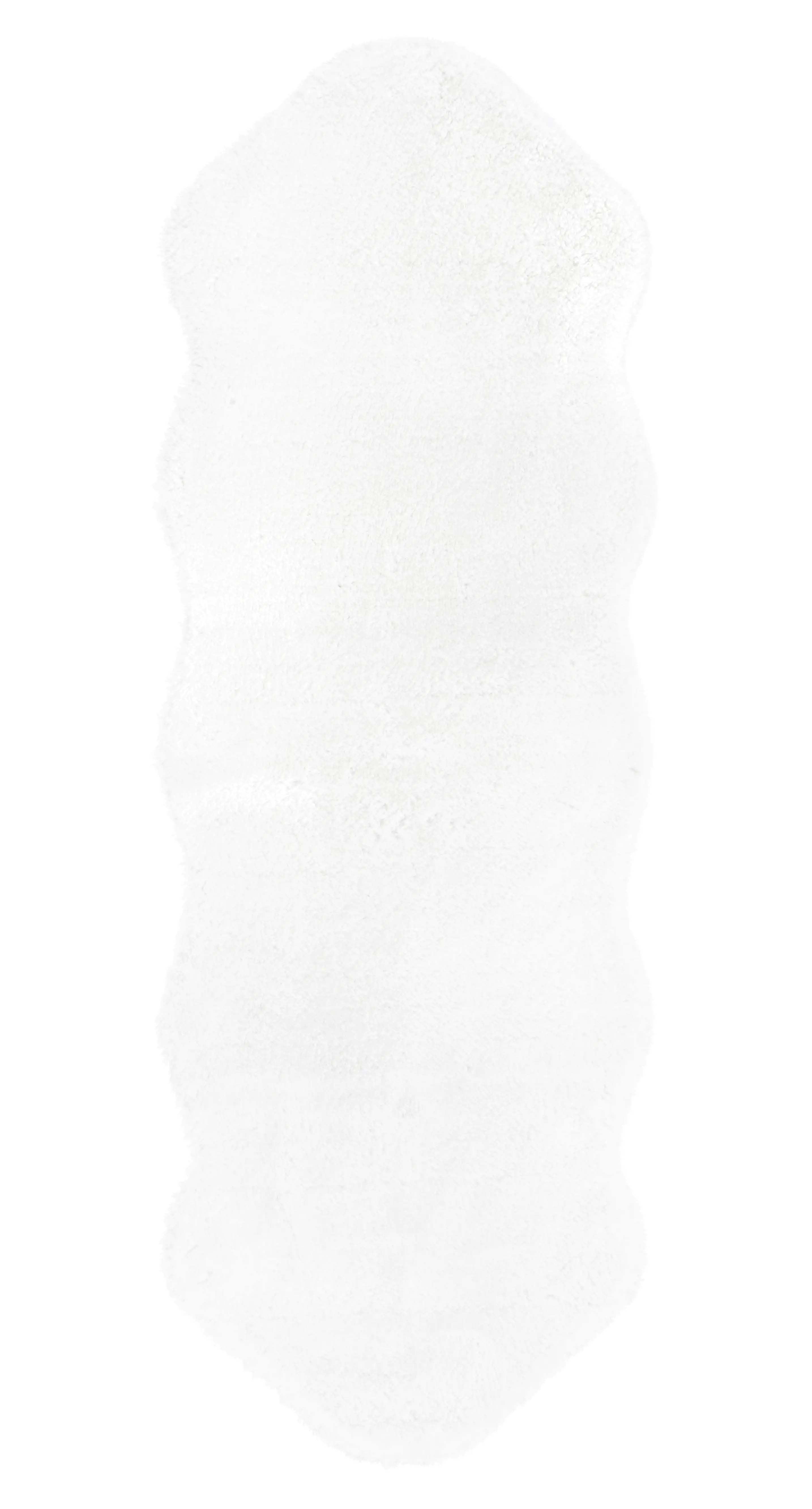 Andiamo Kunstfell Lambskin weiß, 55 x 160 cm
