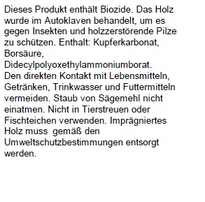 Palisade Ø 9 cm, Länge 50 cm, kesseldruckimprägniert Palisade Ø 9 cm, Länge 50 cm, kesseldruckimprägniert